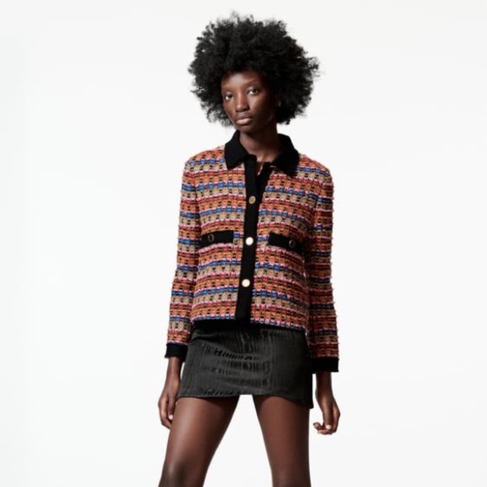 Zara Colorful Structured Jacket Limited Edition